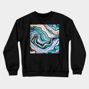 Abstract fluid art Crewneck Sweatshirt